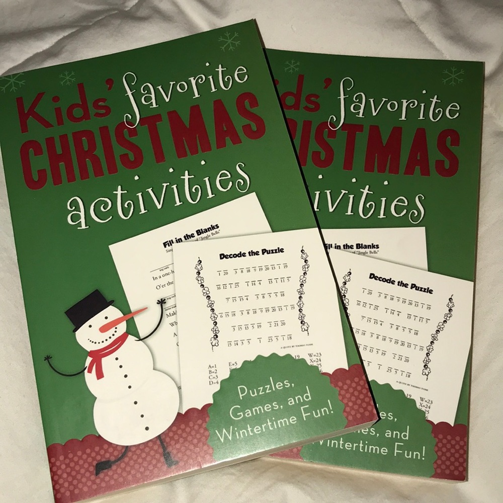 NWT Kids favorite Christmas activities book